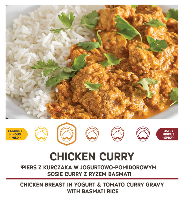 Klasyczne curry z kurczakiem